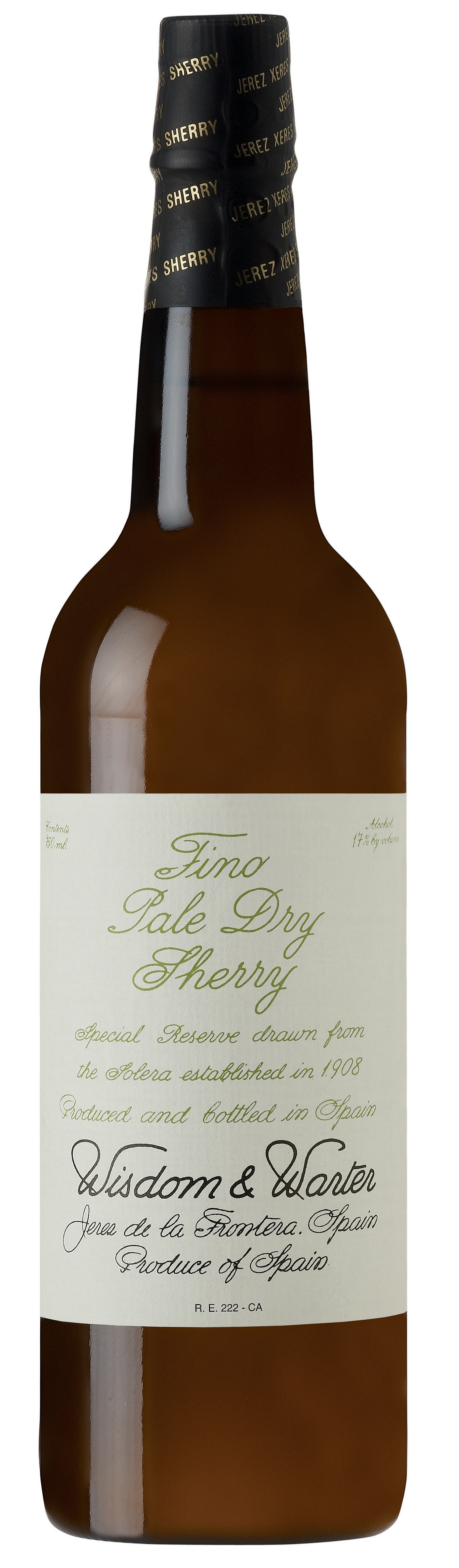 Wisdom & Warter Pale Fino Dry Sherry