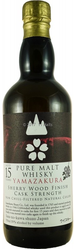 Yamazakura 15 Year Sherry Wood Finish Whisky